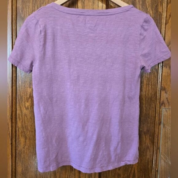 J Crew Vintage Cotton V Neck T Shirt XSMALL - Picture 4 of 6